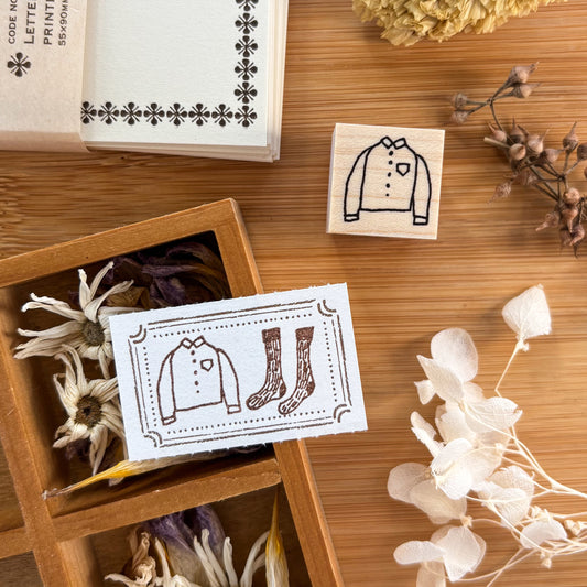 Necktie Rubber Stamp - Shirt