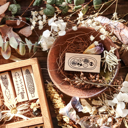 Necktie Rubber Stamp - Cookies
