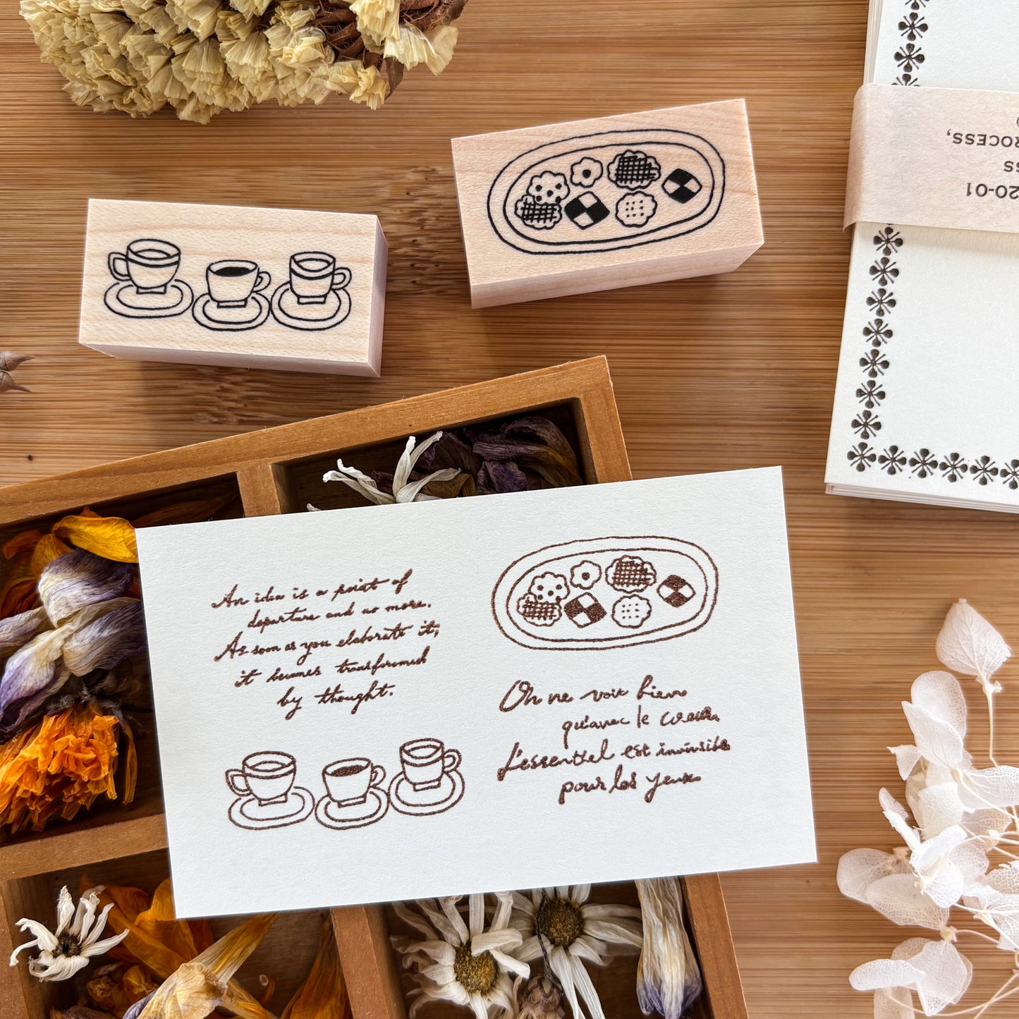 Necktie Rubber Stamp - Cookies