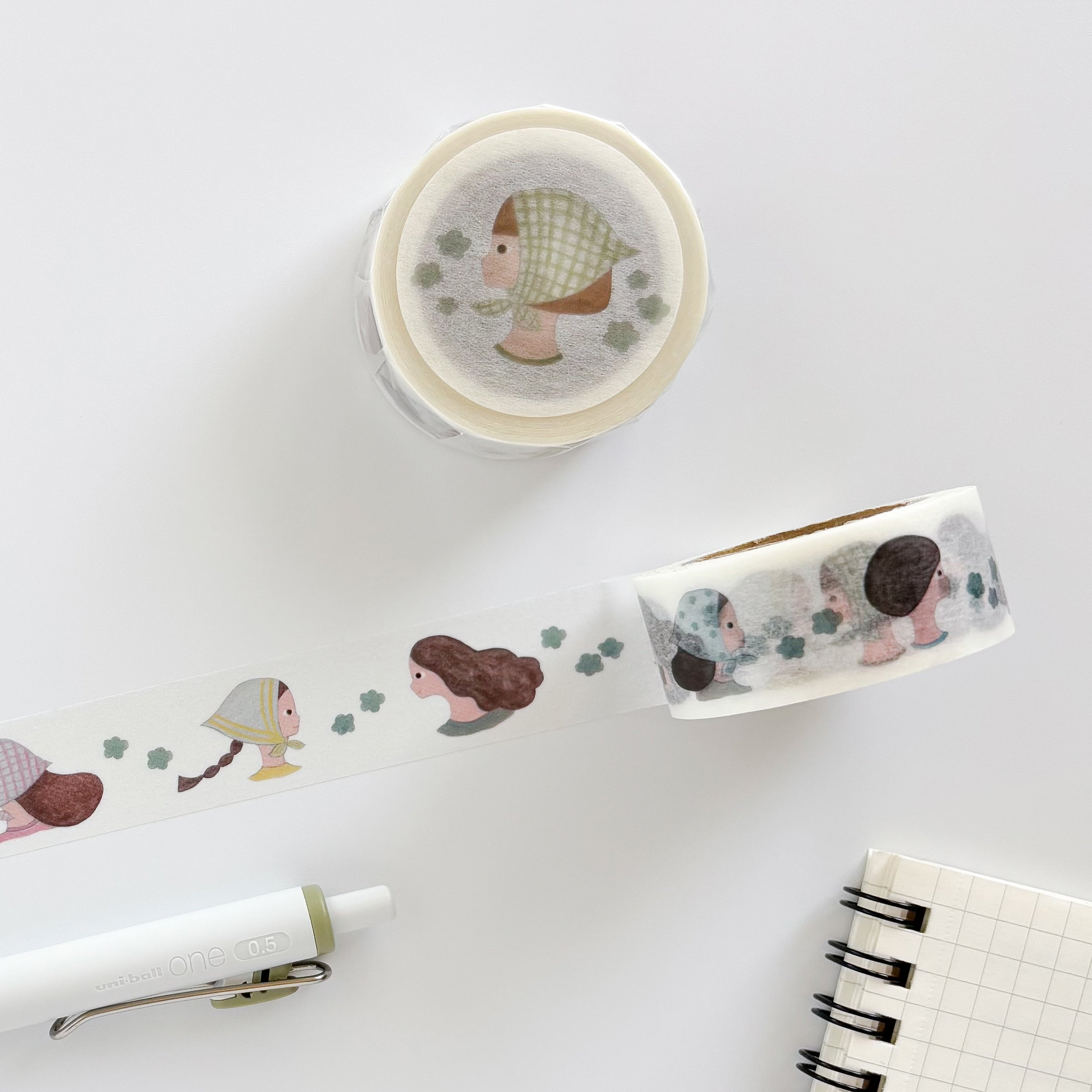 Necktie / Washi Tape - Face