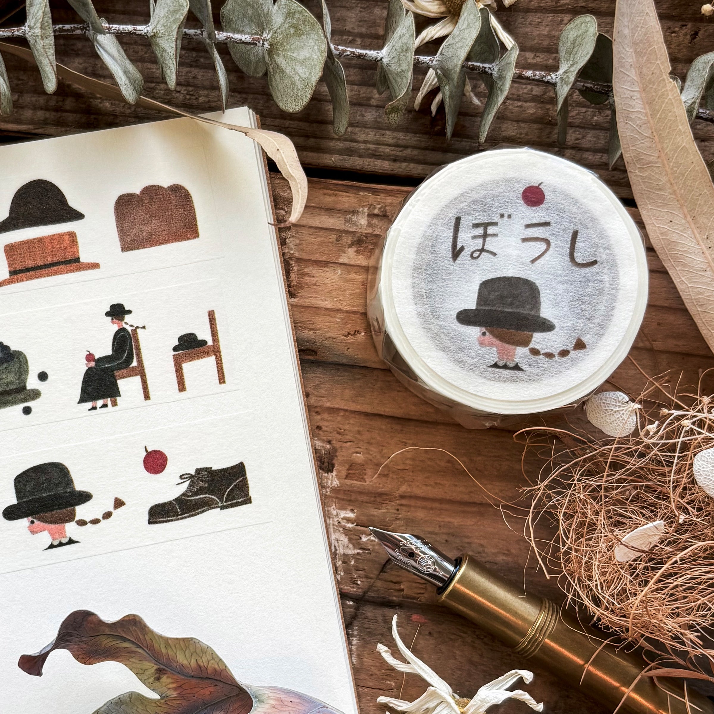 Necktie / Washi Tape - Hat