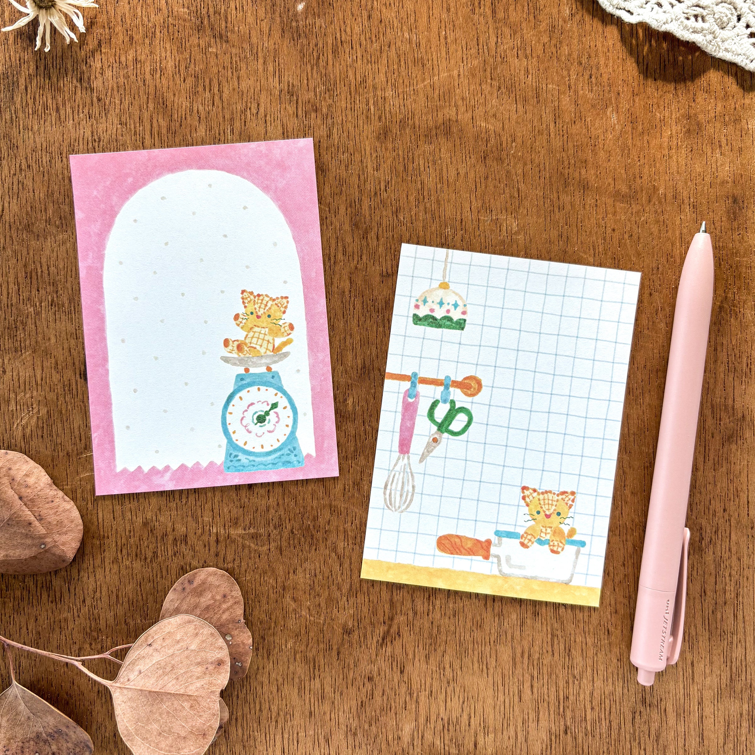 Waka Nakauchi / Memo Pad - Cat's Happy Kitchen