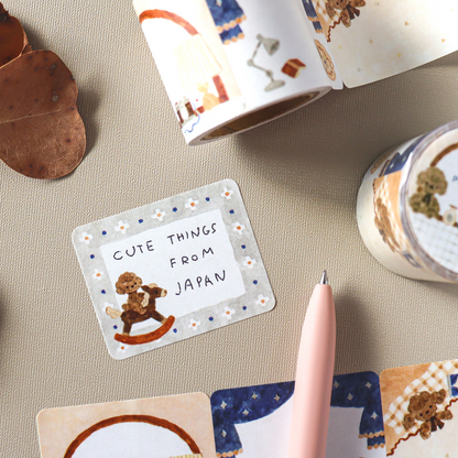 Waka Nakauchi Roll Sticky Notes - Dog's Happy Home