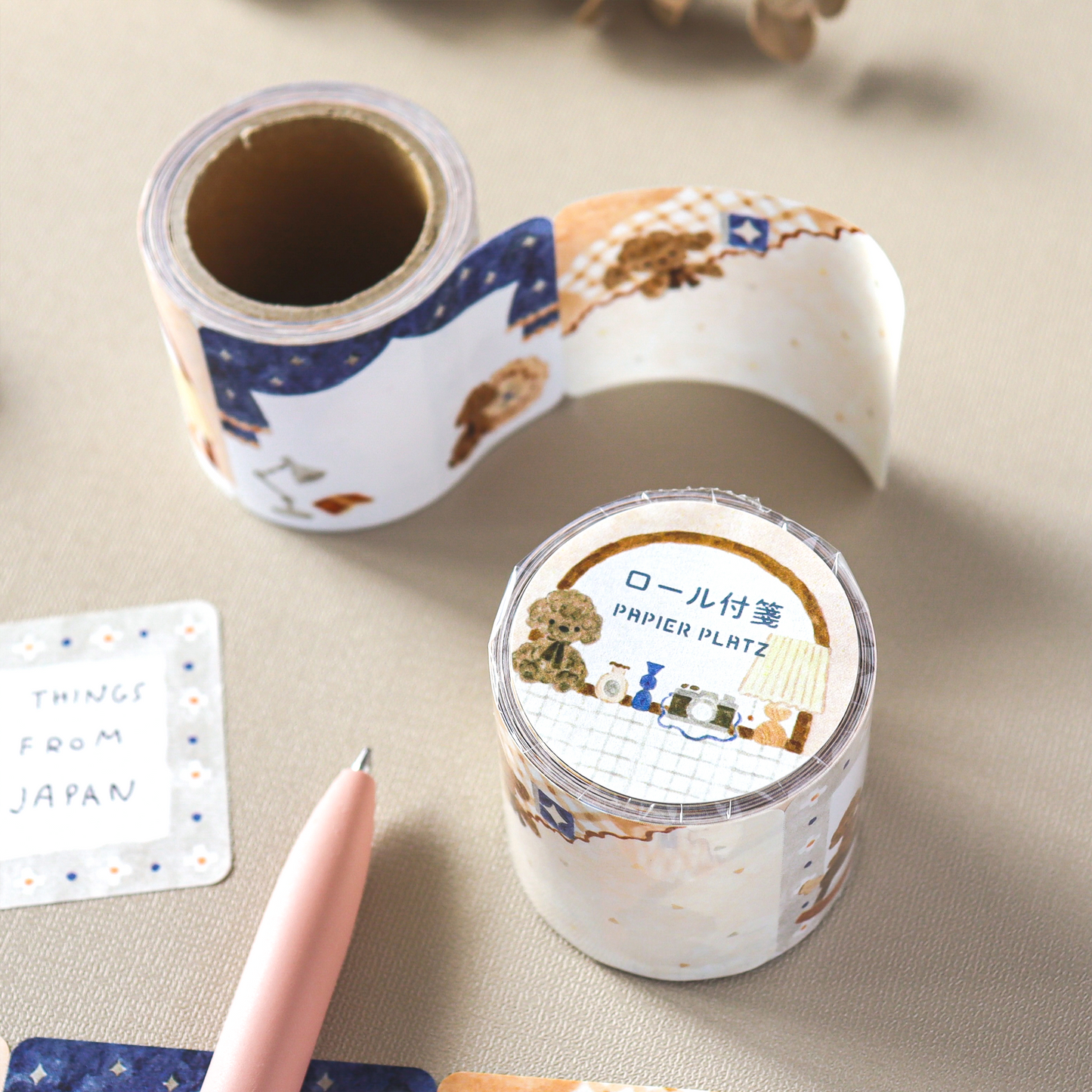 Waka Nakauchi Roll Sticky Notes - Dog's Happy Home