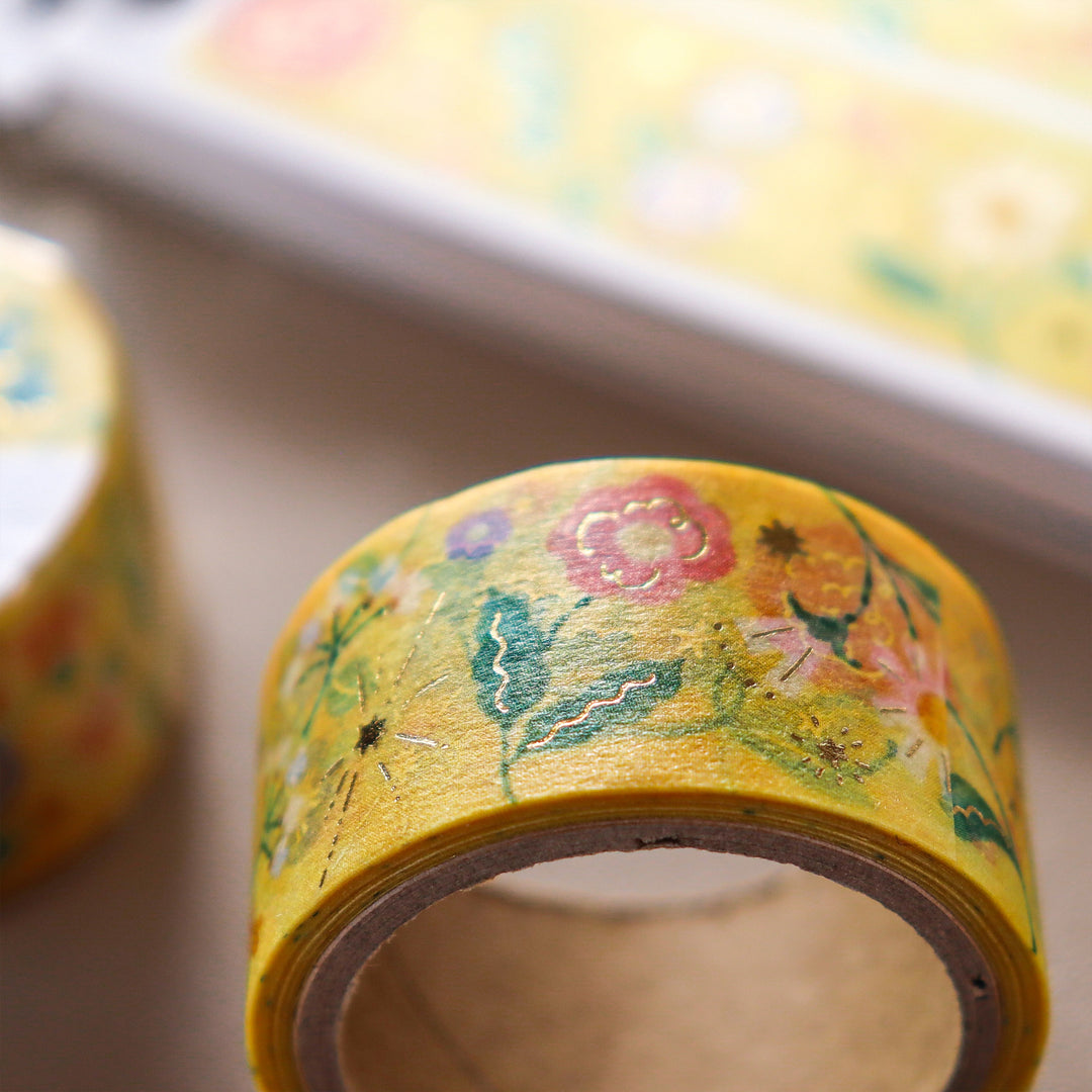 Waka Nakauchi Washi Tape - Bright Flower