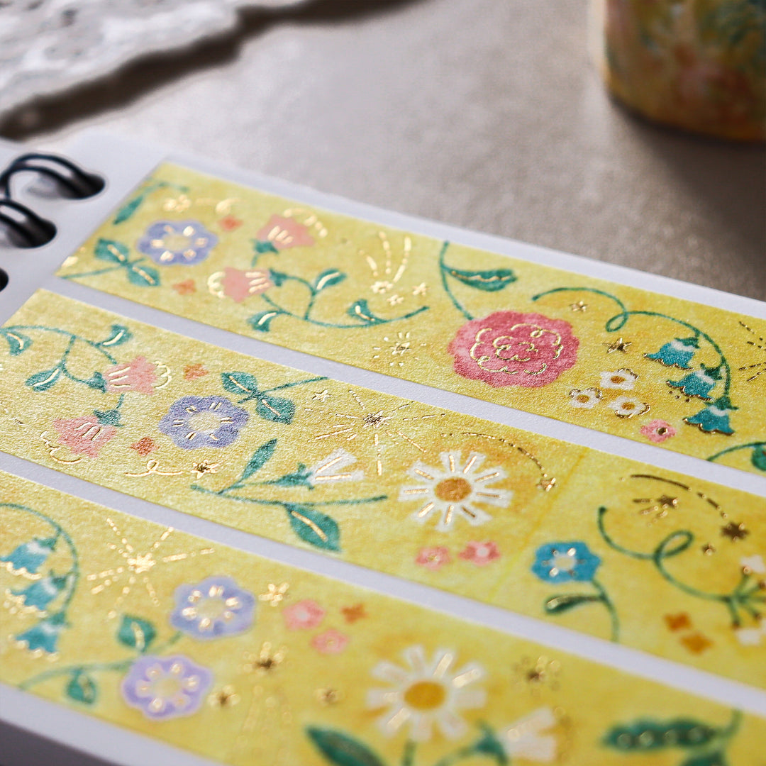 Waka Nakauchi Washi Tape - Bright Flower