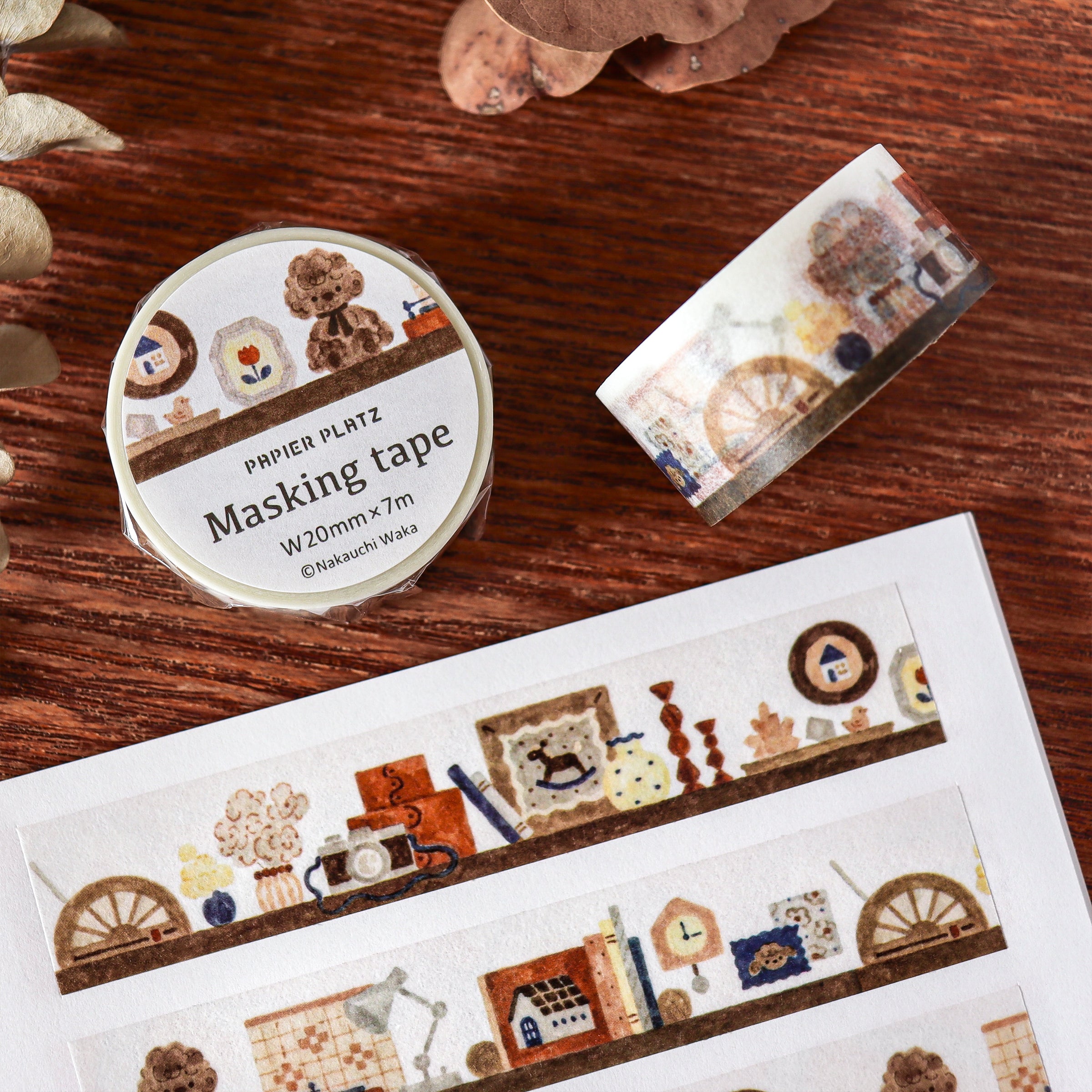 Waka Nakauchi / Washi Tape - Dog's Happy Home