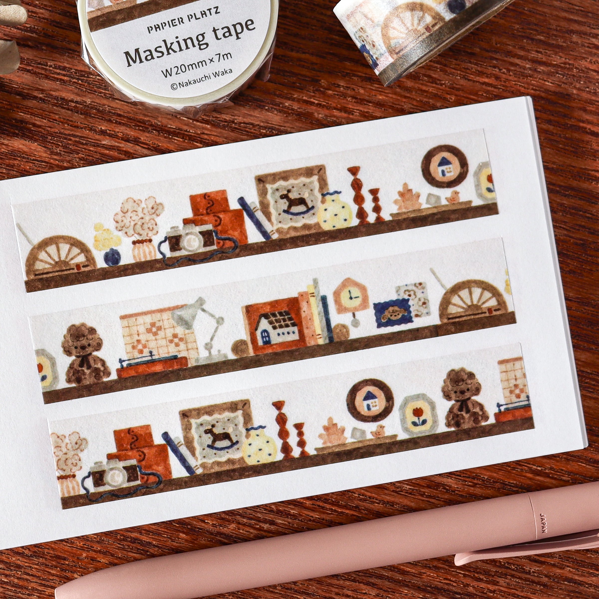 Waka Nakauchi / Washi Tape - Dog's Happy Home