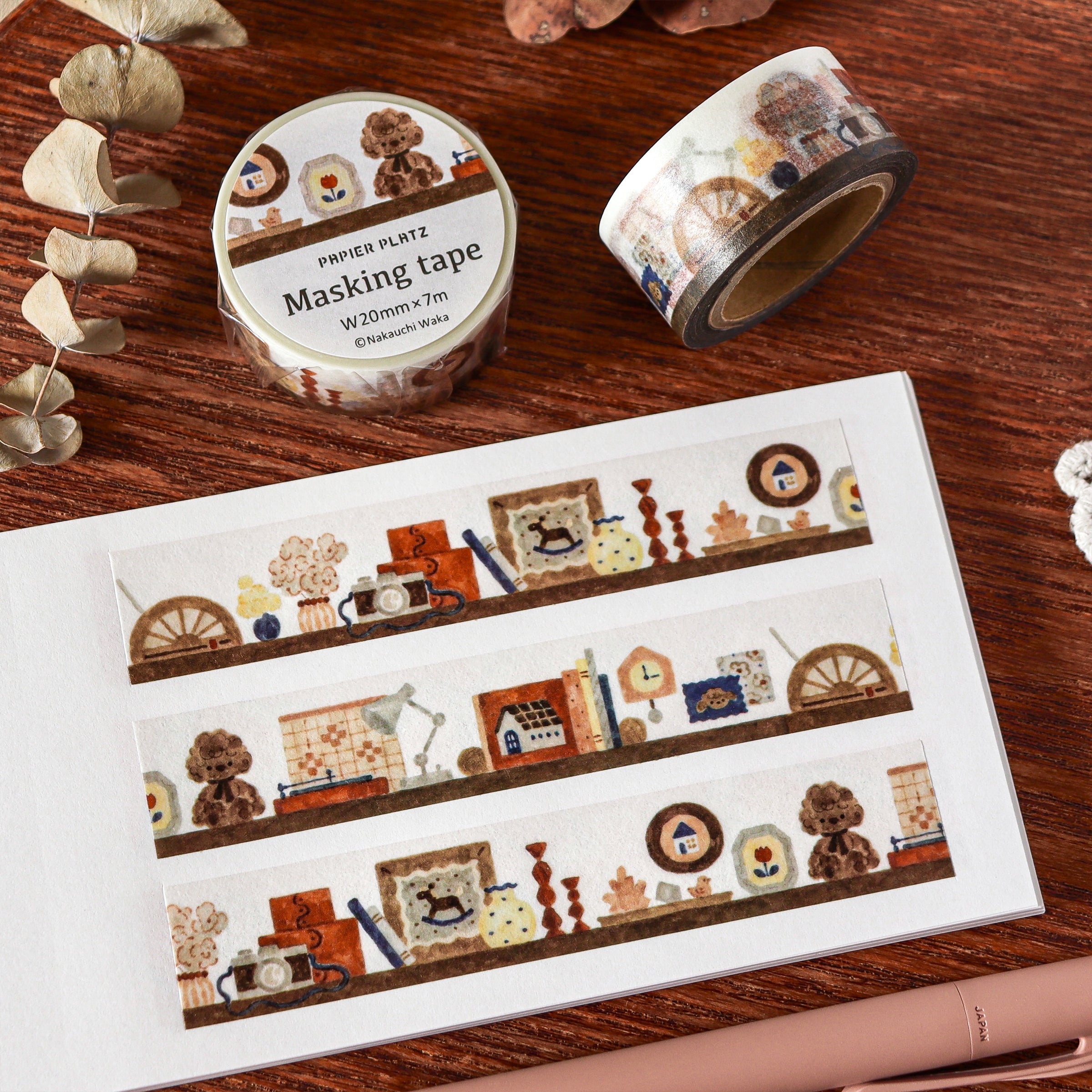 Waka Nakauchi / Washi Tape - Dog's Happy Home