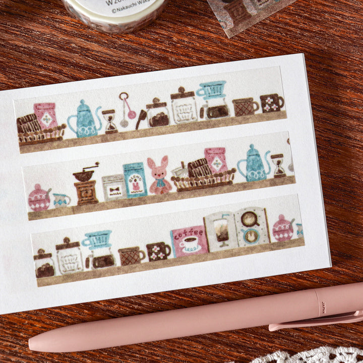 Waka Nakauchi Washi Tape - Bunny's Cafe