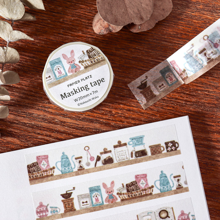 Waka Nakauchi Washi Tape - Bunny's Cafe