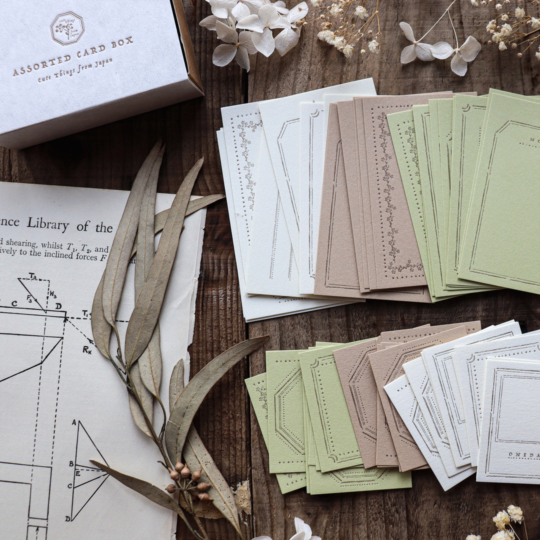 CTFJ x Oeda Letterpress Assort Card Set