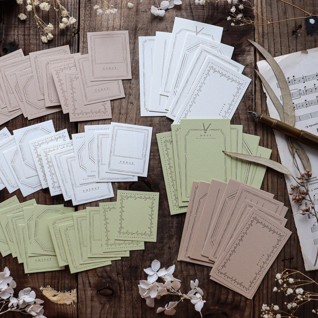 CTFJ x Oeda Letterpress Assort Card Set