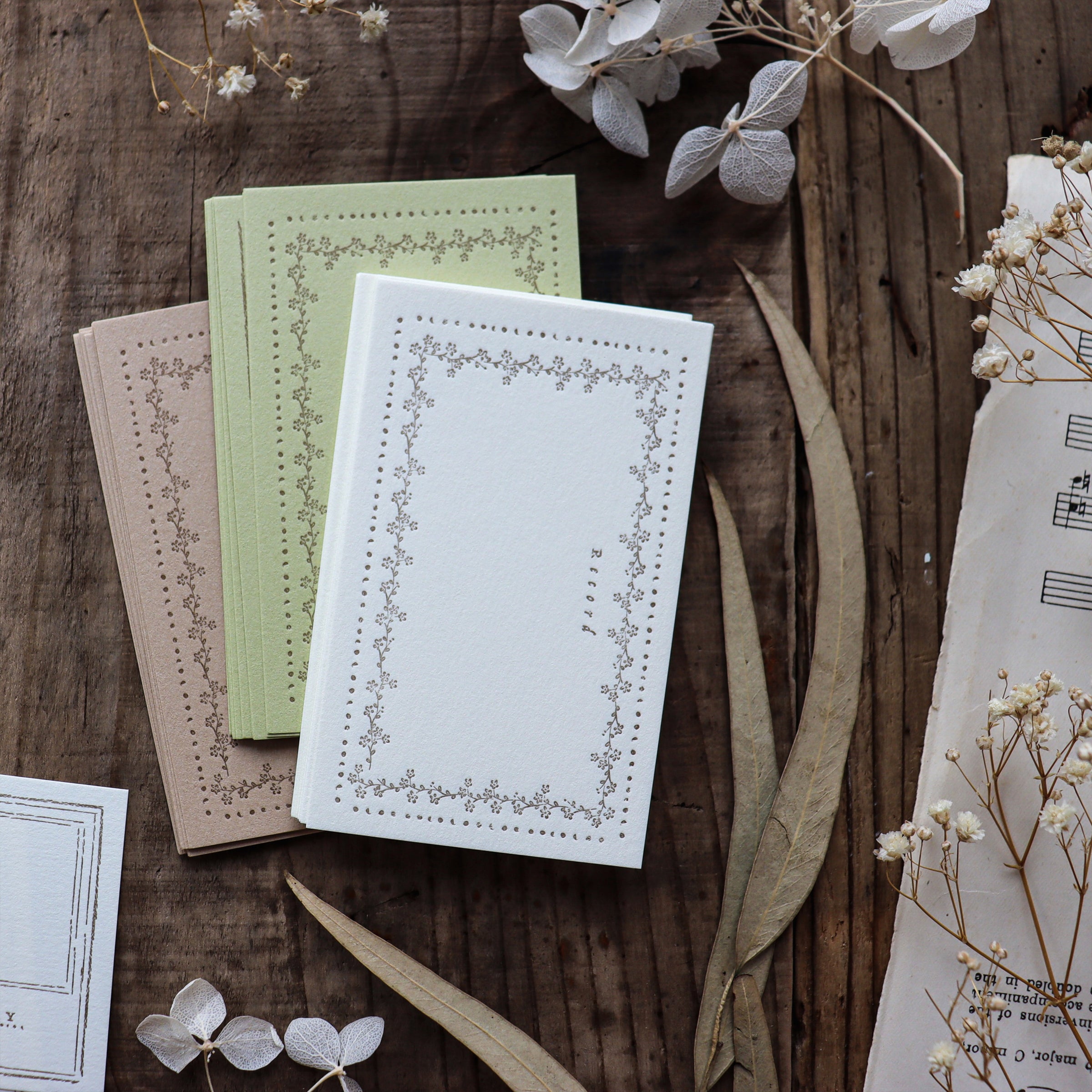 CTFJ x Oeda Letterpress Assort Card Set