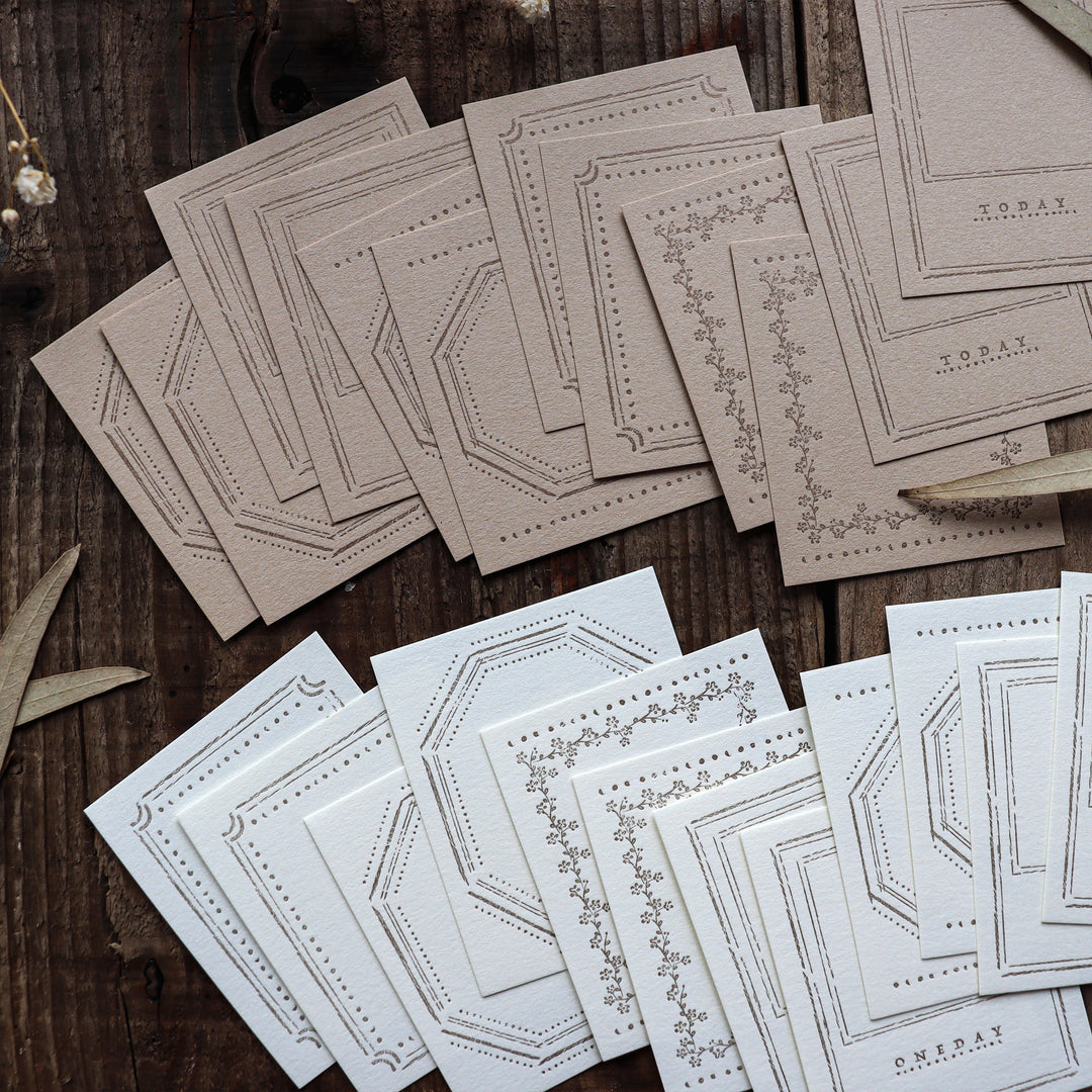 CTFJ x Oeda Letterpress Assort Card Set