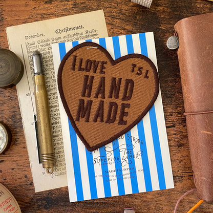 The Superior Labor / Embroidery Patch - Heart (Brown)