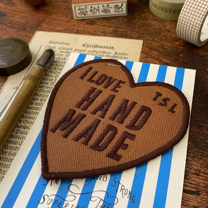 The Superior Labor / Embroidery Patch - Heart (Brown)