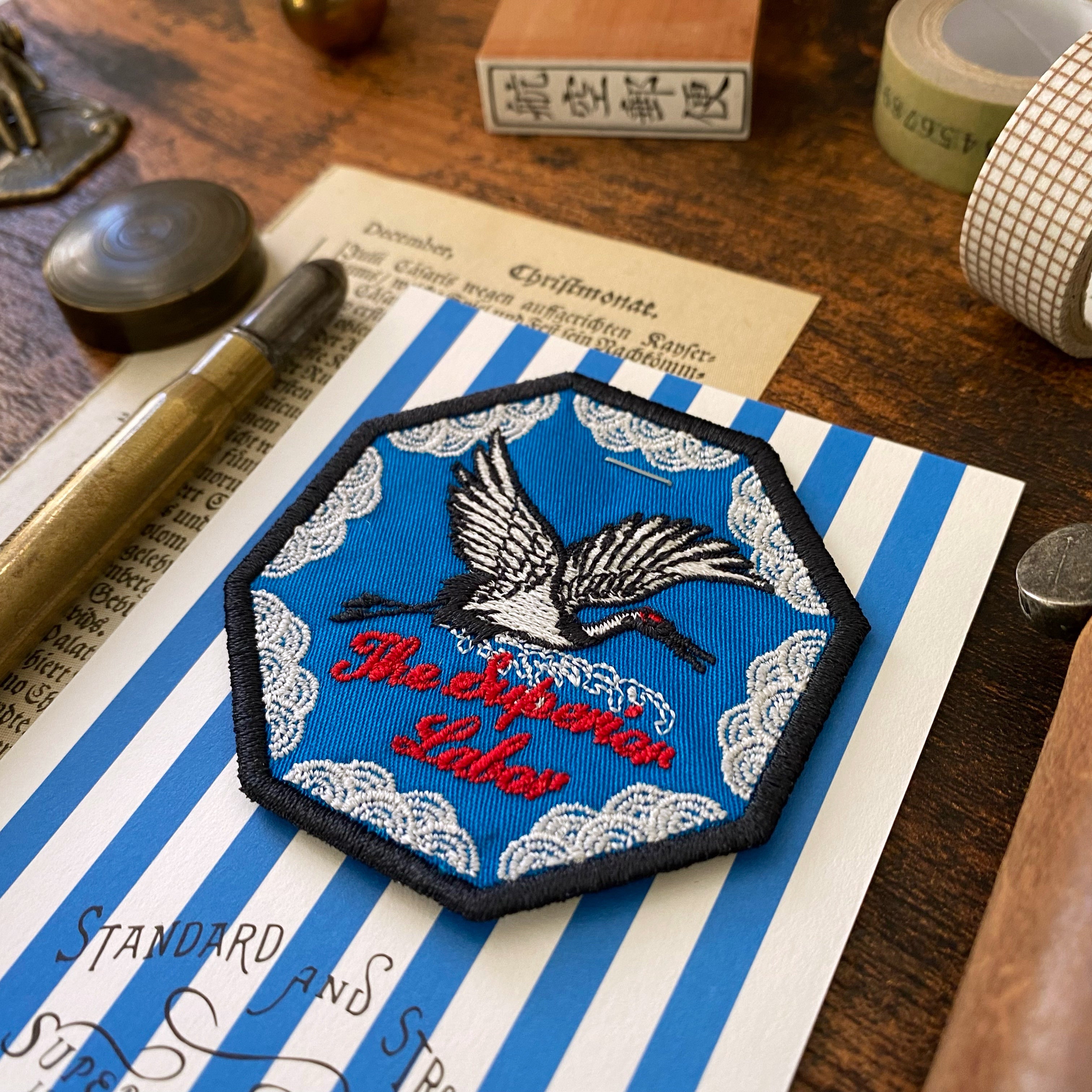 The Superior Labor / Embroidery Patch - Crane