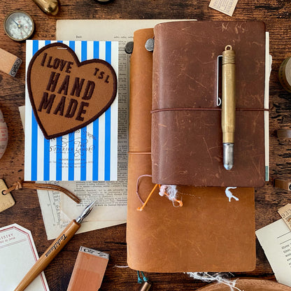 The Superior Labor / Embroidery Patch - Heart (Brown)