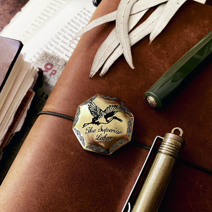 THE SUPERIOR LABOR / シュペリオールレイバー 真鍮コンチョ【鶴】