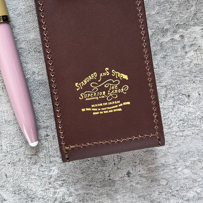 The Superior Labor / INGRASSATO Leather Fountain Pen Case - (2 Pens)