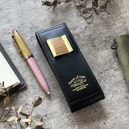 The Superior Labor / INGRASSATO Leather Fountain Pen Case - (2 Pens)
