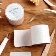 Papier Platz / Roll Sticky Note - Grid Brown