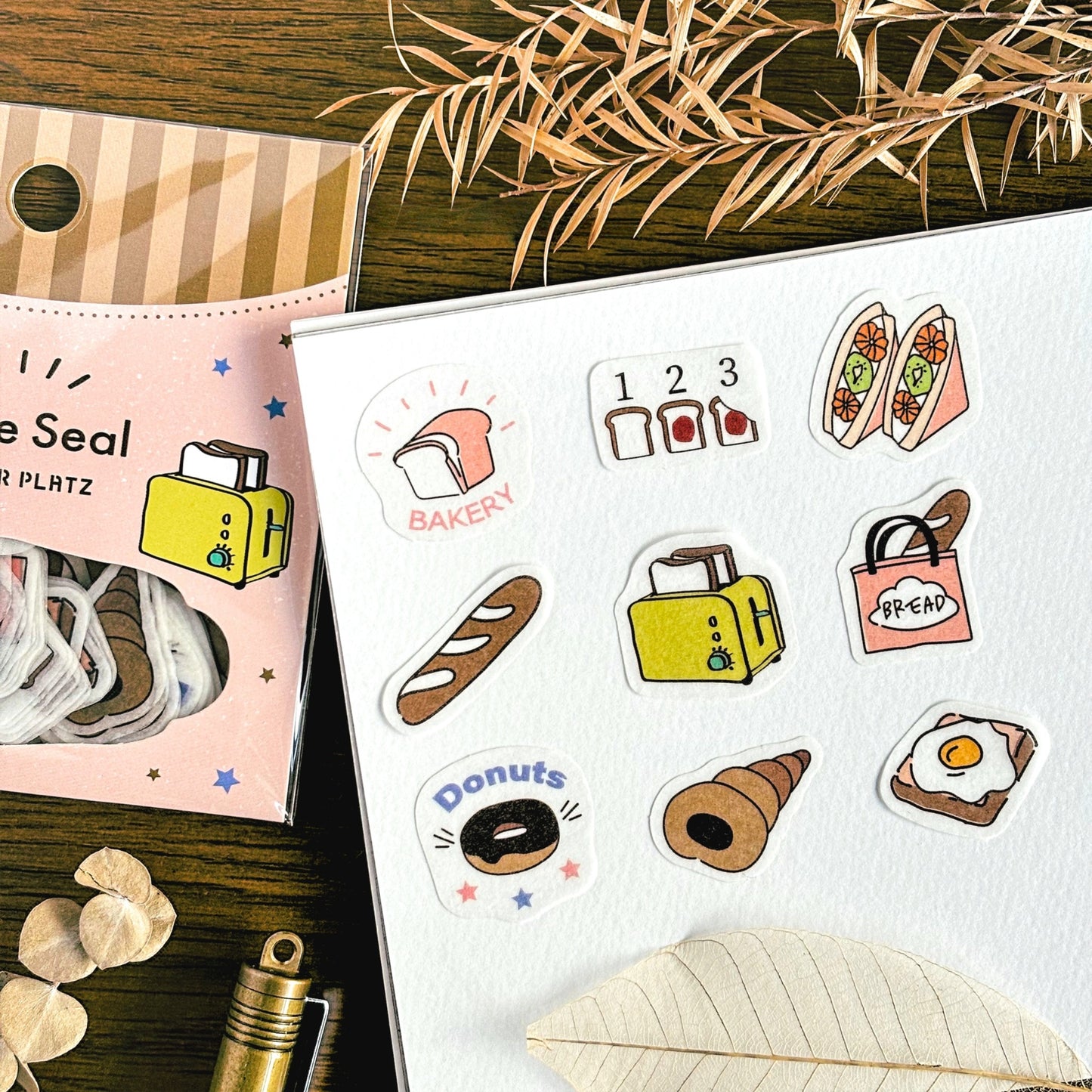 Fukuwake Hanko / Flake Stickers - Bakery