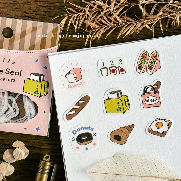 Fukuwake Hanko Flake Stickers - Bakery