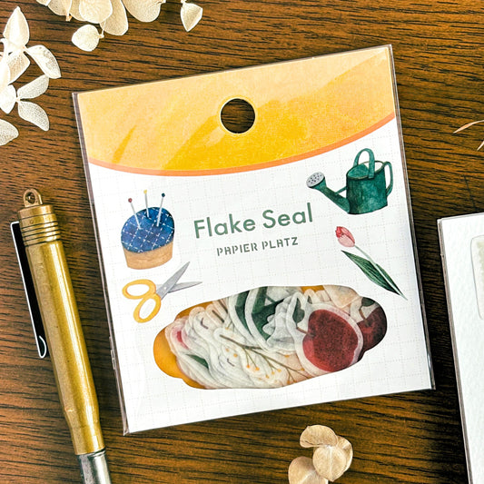 asaneru / Flake Stickers - Happy Life