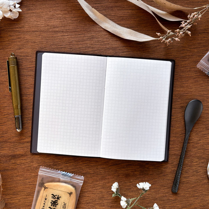 Fukuwake Hanko Pocket Notebook (2 designs) - Coffee