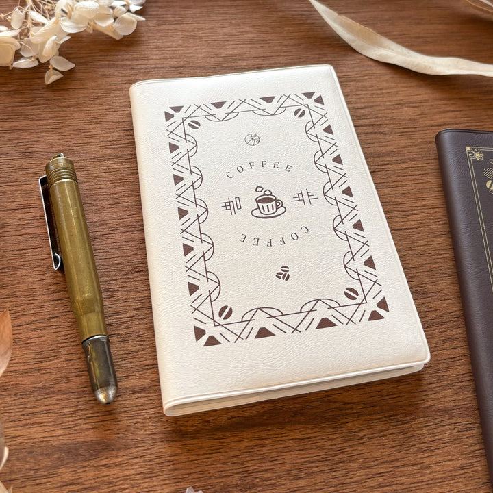 Fukuwake Hanko Pocket Notebook (2 designs) - Coffee