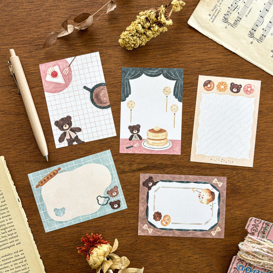 Waka Nakauchi / Memo Pad - Bear's Sweets Shop