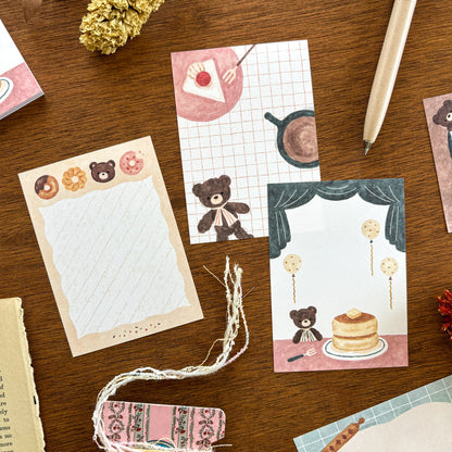 Waka Nakauchi / Memo Pad - Bear's Sweets Shop