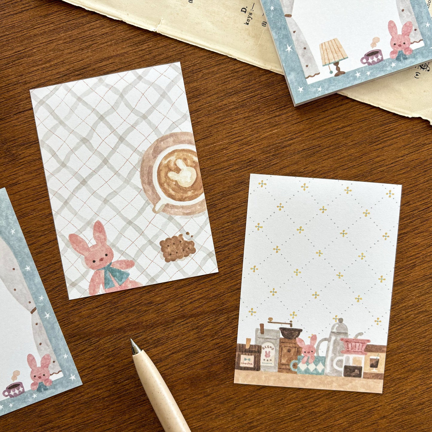 Waka Nakauchi / Memo Pad - Bunny's Cafe