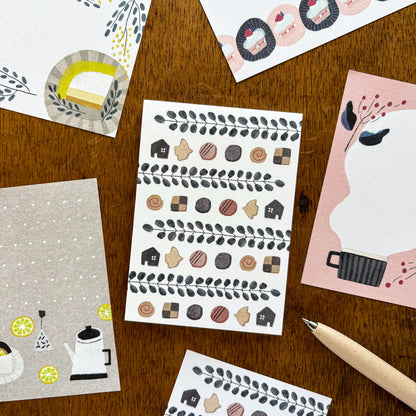 Emi Nakano Memo Pad - Cozy Cafe Time