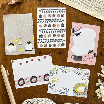 Emi Nakano Memo Pad - Cozy Cafe Time