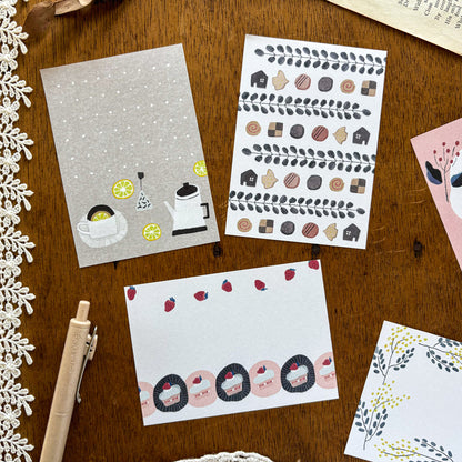 Emi Nakano Memo Pad - Cozy Cafe Time