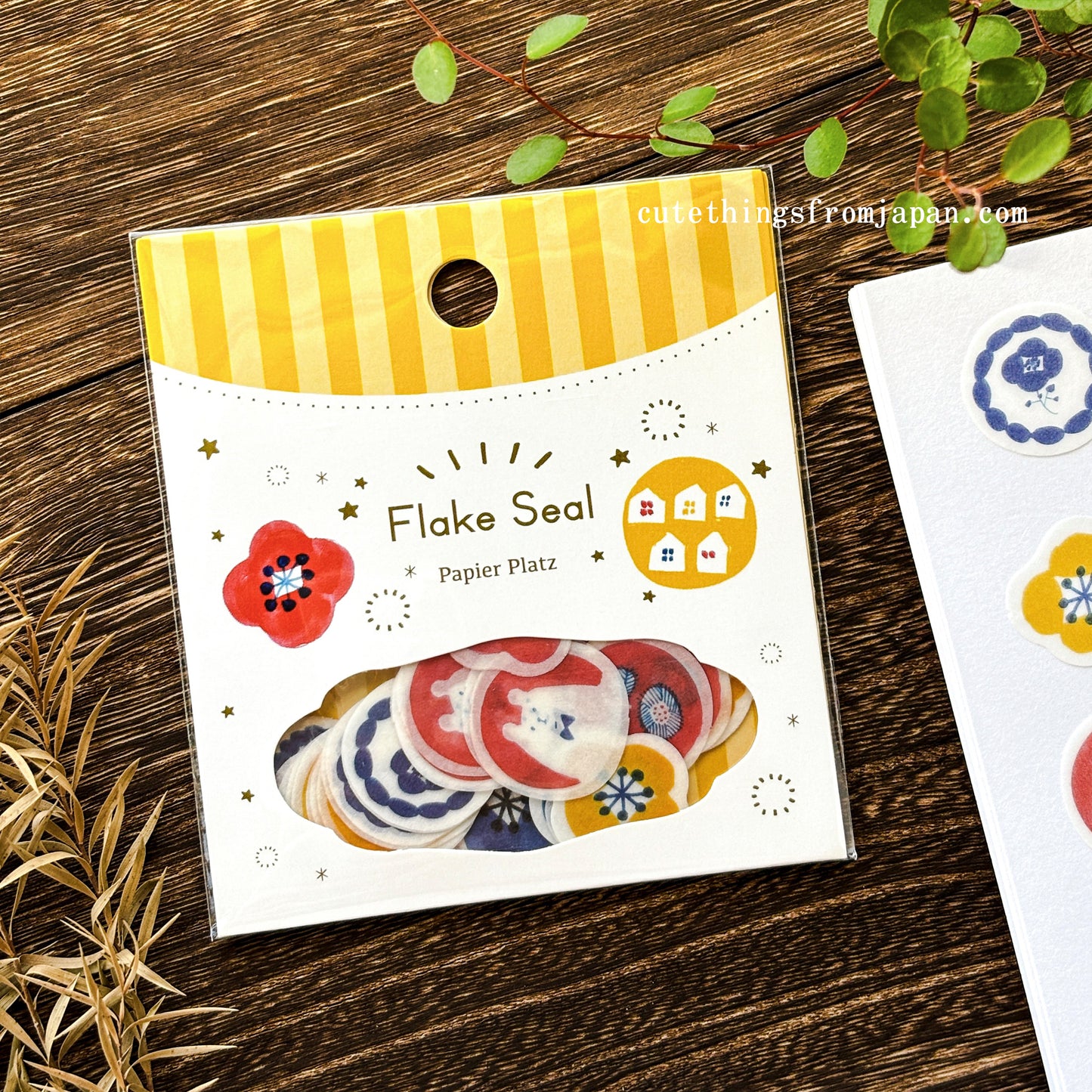 Kurogoma Flake Stickers - Flowers