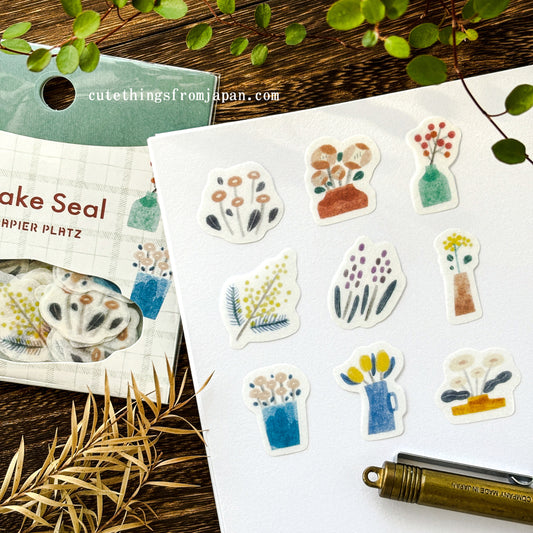 Emi Nakano Flake Stickers - Life with Little Flowers