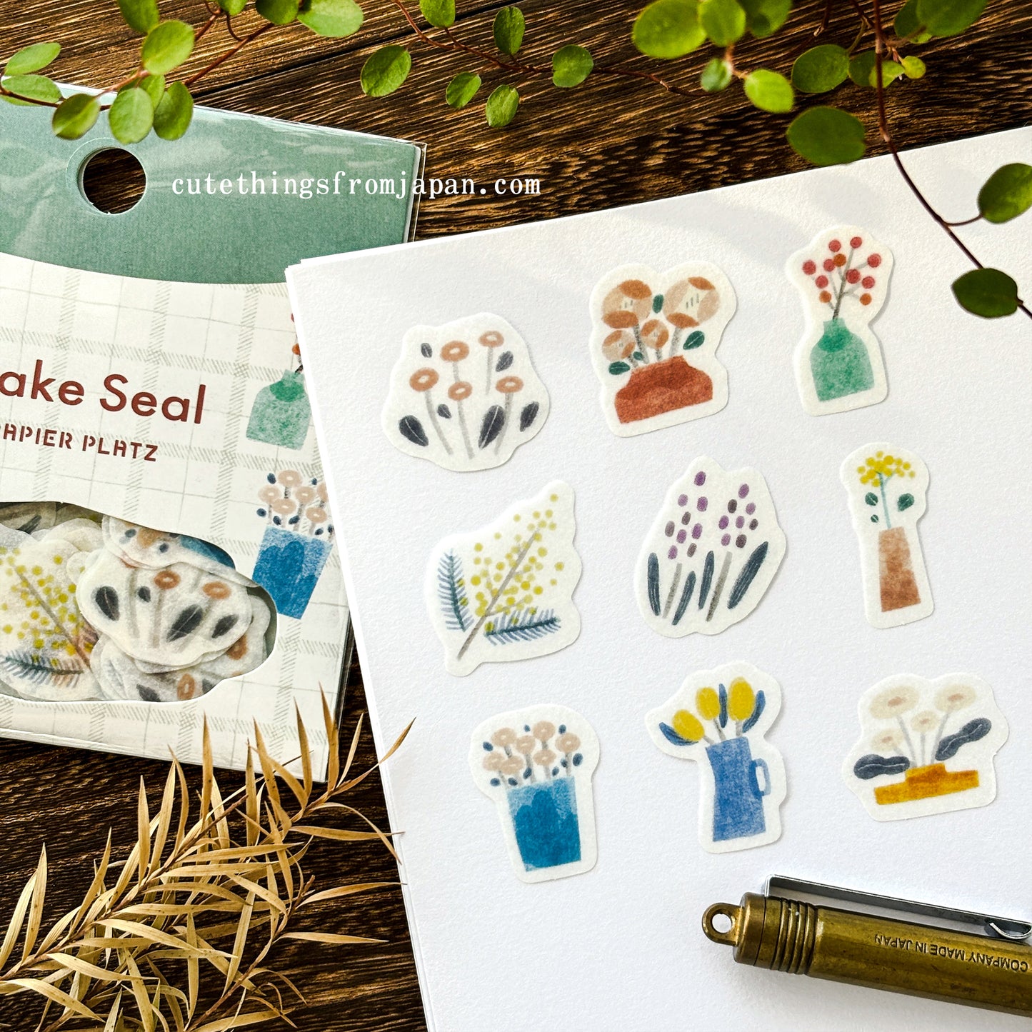 Emi Nakano Flake Stickers - Life with Little Flowers