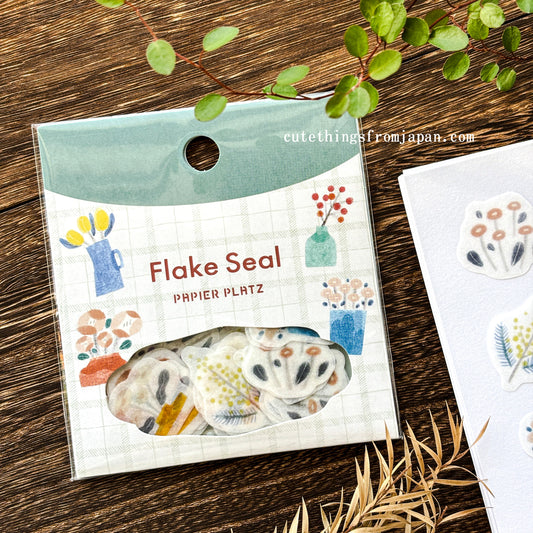 Emi Nakano Flake Stickers - Life with Little Flowers