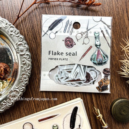 Lin Chia Ning Flake Stickers - Antique Stationery