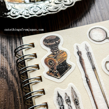 Lin Chia Ning Flake Stickers - Antique Stationery