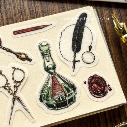 Lin Chia Ning Flake Stickers - Antique Stationery