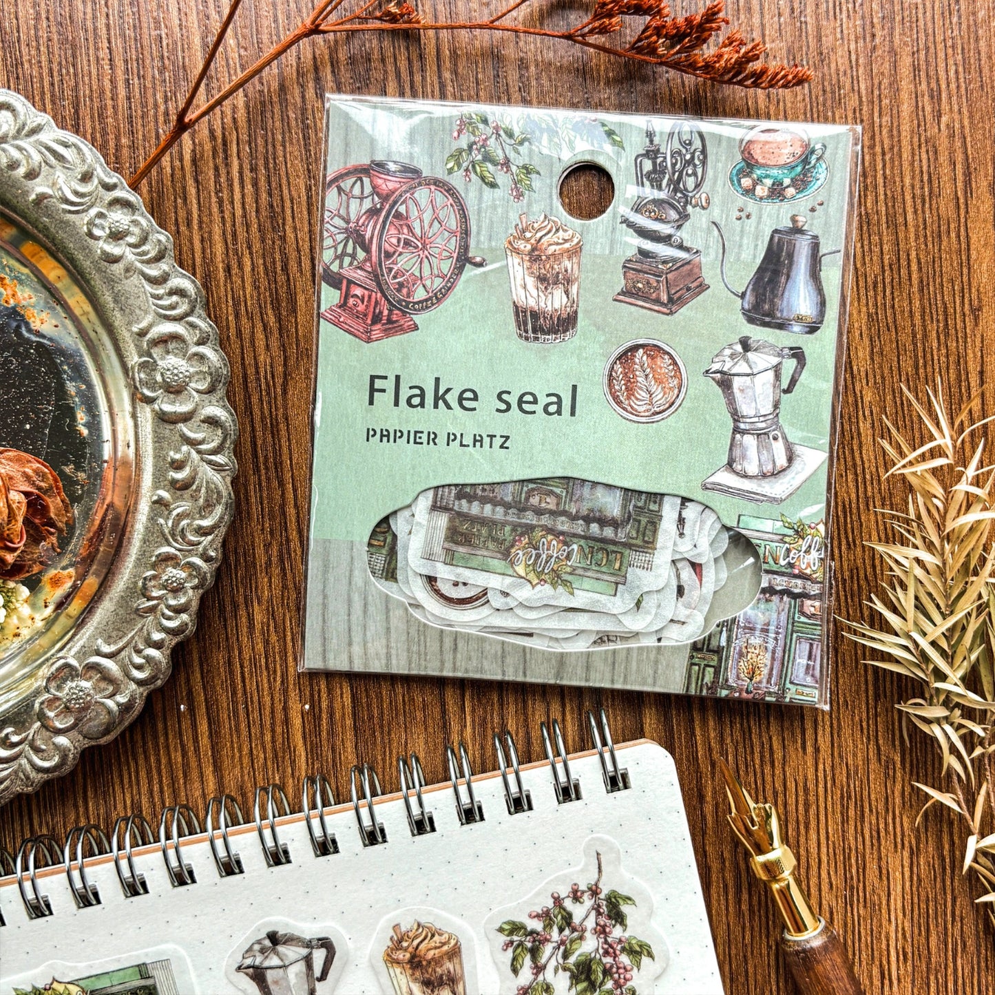 Lin Chia Ning / Flake Stickers - Coffee Shop