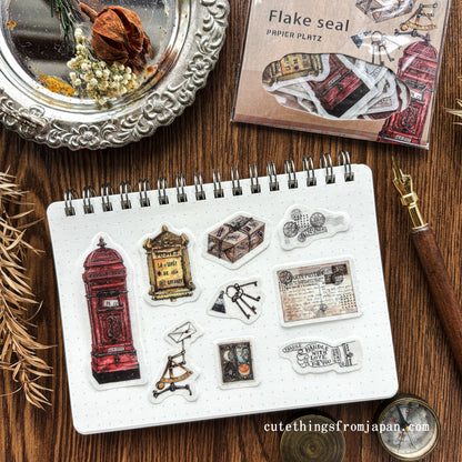 Lin Chia Ning Flake Stickers - Send More Mail