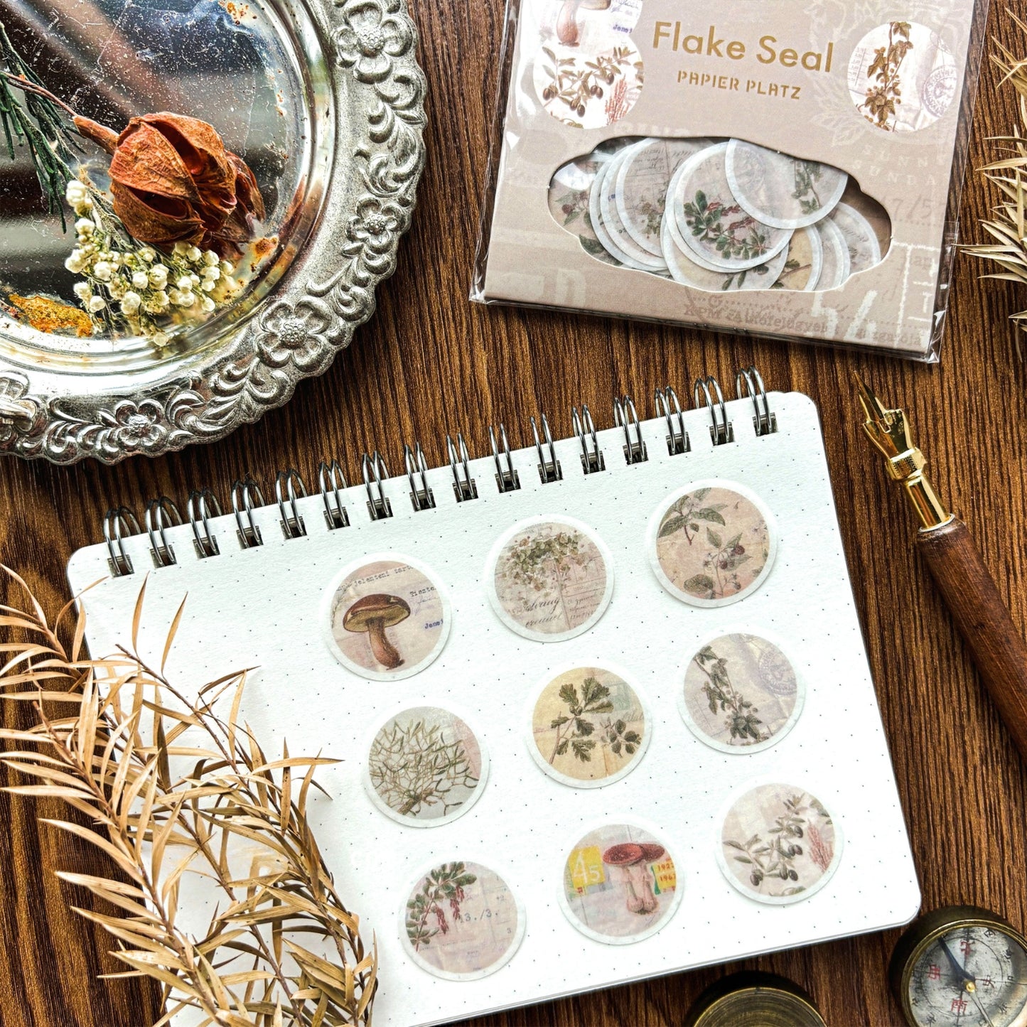 Sunny Sunday / Flake Stickers - Botanical