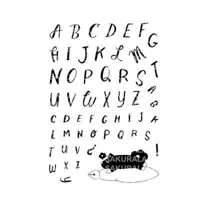 Paper Plant Co. x Sakuralala - Alphabet (4" x 6")