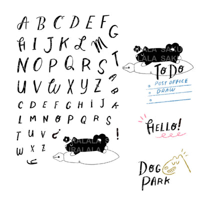 Paper Plant Co. x Sakuralala - Alphabet (4" x 6")